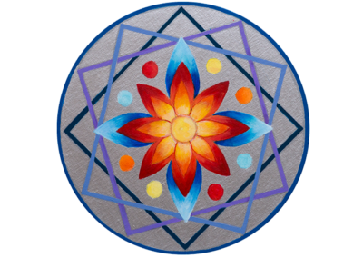 Mandala plateado